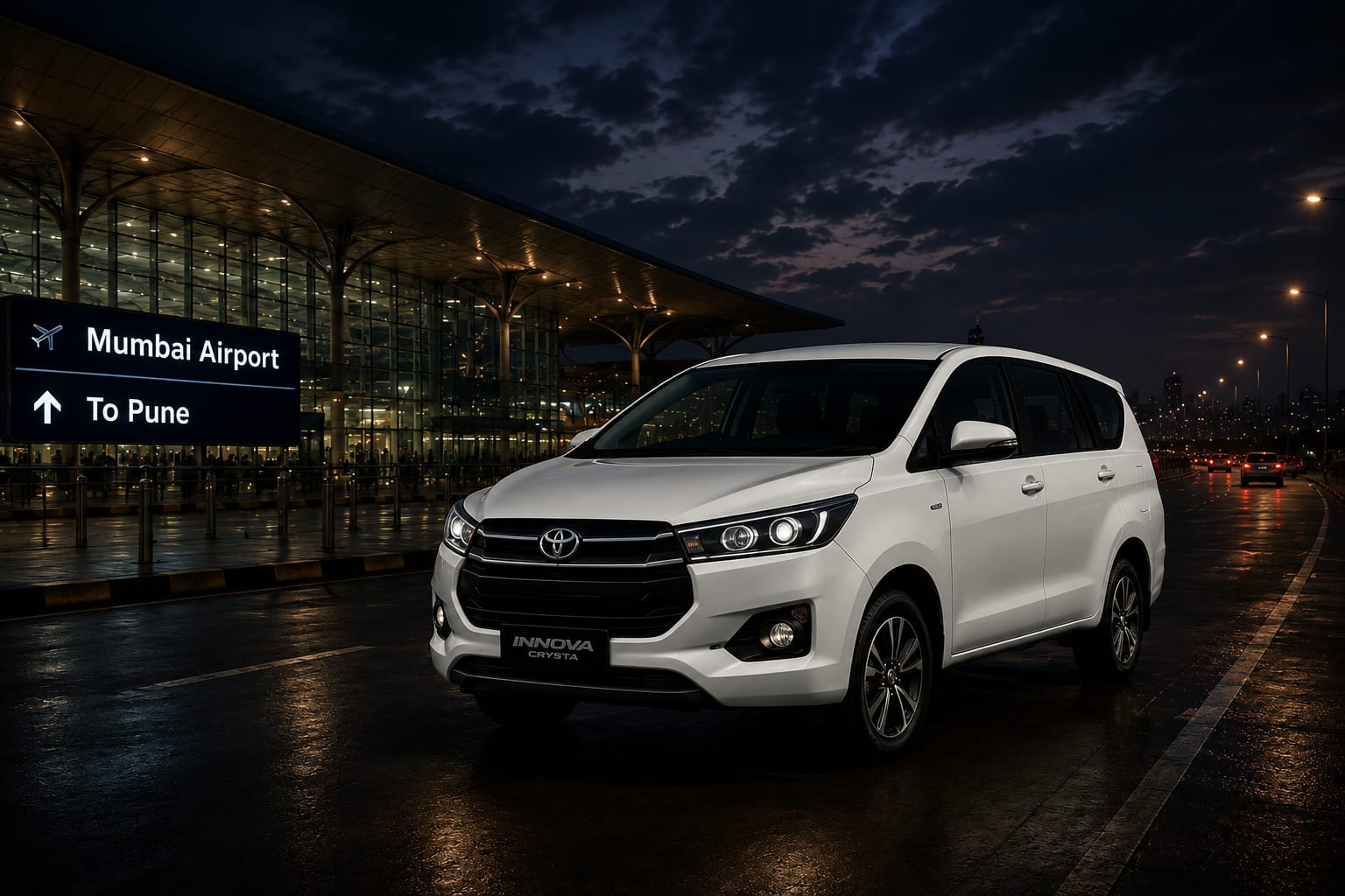 Mumbai Airport to Pune cab service